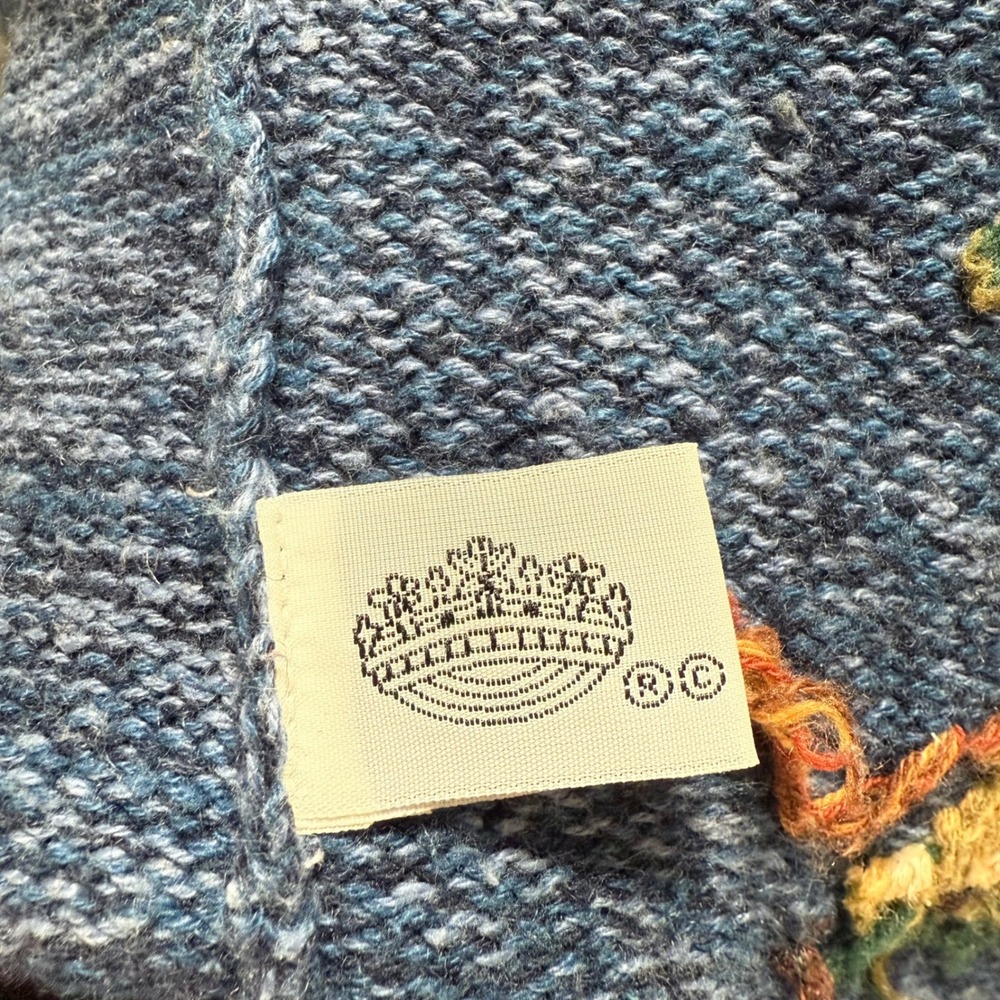 Vintage Embroidered Acorn‎ & Leaf Knit Vest by Venezia Jeans Size 18/20 - Picture 7 of 7